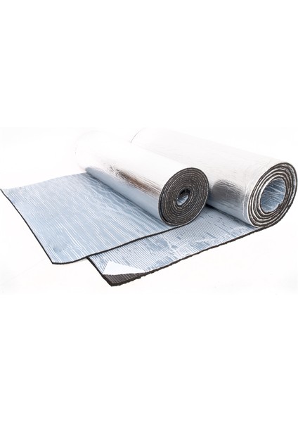 19 MM ALÜMİNYUMLU YAPIŞKANLI SÜNGER İZOLE KAUÇUK LEVHA (EN:1 MT BOY:1 MT)