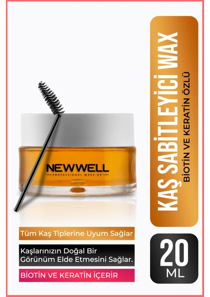 New Well Kaş Sabitleyici Wax 20 gr