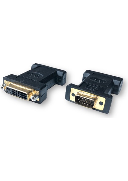 Dvı 24+5 Dişi To VGA 15P Erkek Dönüştürücü Adaptör
