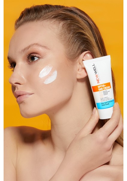 New Well Güneş Kremi Yüksek Koruma Spf 50+ Aloe Vera