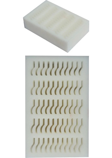 Hobi-Maket / Minyatür Roma Çatı Kiremit Silikon Kalıbı 1/16 Ölçekli