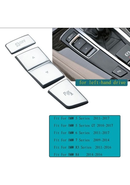 Bmw 7 Serisi Esp Mod Park Sensörü Tuş Kaplaması Vites Kenarı 2009-2014