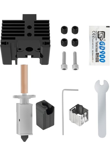 Bambu Lab X1 P1P Yükseltilmiş Hotend Tz V2.0 Bi Metal Heatbreak