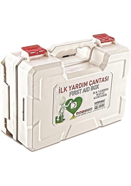 Malzemesiz Içi Boş Süper Sağlam Plastikten Ilk Yardım Çantası- 330X250X130H mm ASR-5016