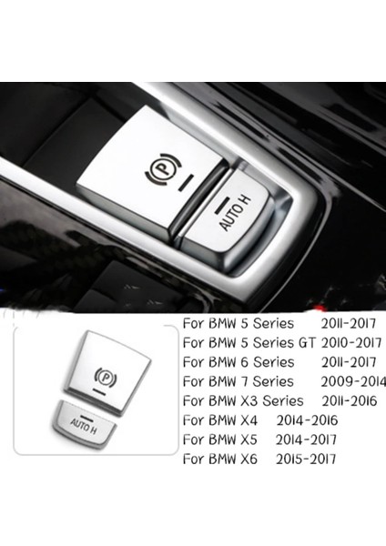 Bmw 6 Serisi El Freni Park Buton Tuş Silver 2011-2017