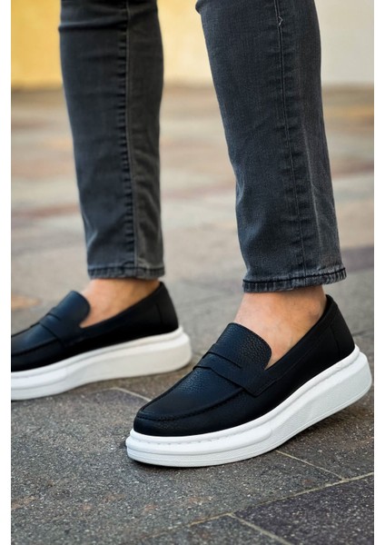 Robert Rs615 Siyah Bt Erkek Loafer Ayakkabı