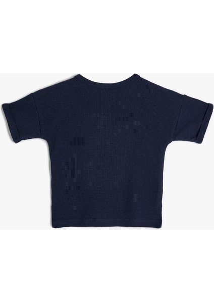 Tişört Ribanalı Kısa Kollu Bisiklet Yaka Pamuklu fiyatları