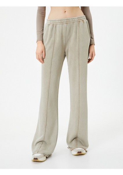 Geniş Paça Eşofman Altı Beli Bağlamalı modelleri