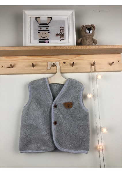 Peluş Polar Bebek Yelek Wellsoft Ayı fiyatları