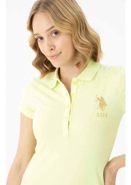 U.S. Polo Assn. Kadın Açık Sarı Örme Elbise 50262696-VR004