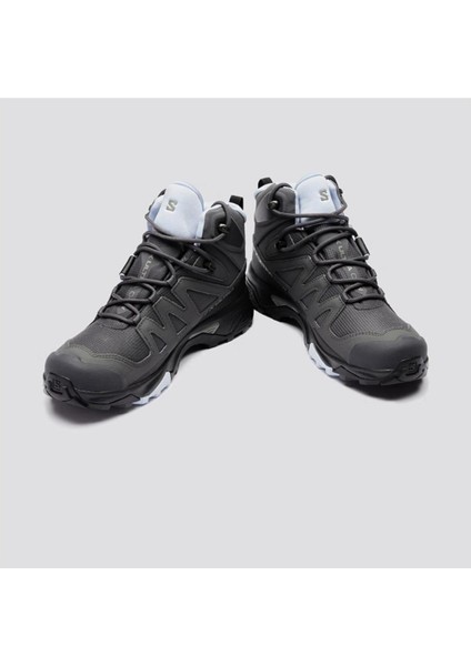 Gri Mavi Su Geçirmez x Ultra 4 Mıd Gore-Tex Bot