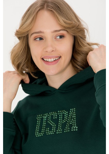 Kadın Yeşil Sweatshirt 50256249-VR054