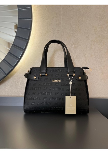 ARM.172.LZ Armine Özel Renk Konbin El ve Kol Çantası Olarak Tasarlanmış Deri Bayan Kol Çantası modelleri