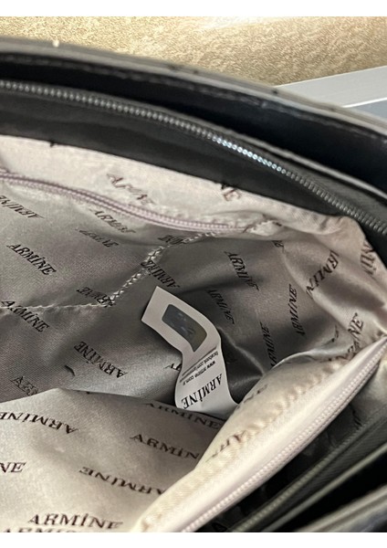 ARM.172.LZ Armine Özel Renk Konbin El ve Kol Çantası Olarak Tasarlanmış Deri Bayan Kol Çantası indirimleri