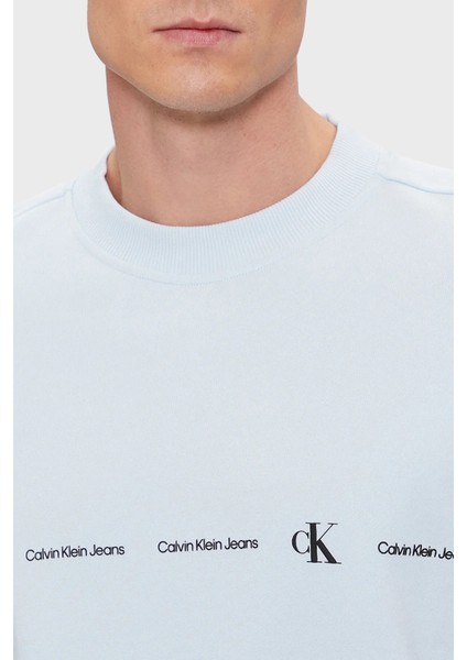 Calvin Klein Bisiklet Yaka  Pamuk Regular Fit Sweat J30J324624CYR Erkek Sweat J30J324624 Cyr