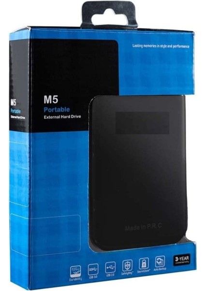 M5-750 USB 3.0 2.5" 750GB Taşınabilir Harici Harddisk