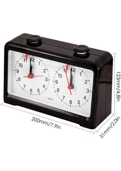 Satranç Saati Zamanlayıcısı, Mekanik Satranç Saati, Oyun PQ9905 Için Analog Zamanlayıcı (Yurt Dışından)