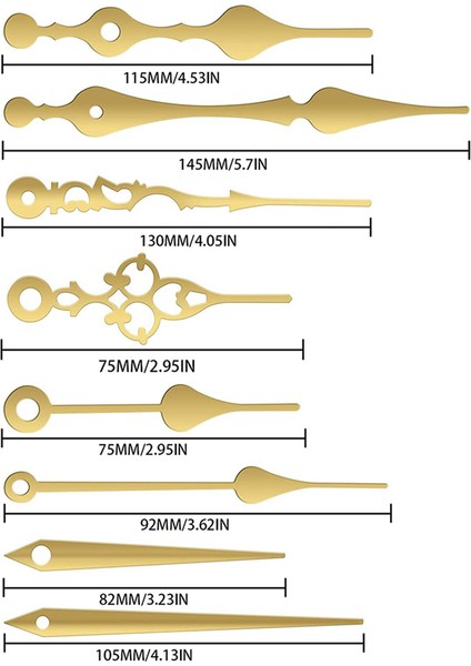 Duvar Sessiz Sarkaçlı Kuvars Saat Hareketi, Sarkaçlı Saat Parçaları (Yurt Dışından) modelleri