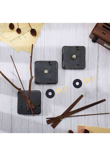 Adet Saat Hareket Mekanizması 12 Inç Ceviz Ibreler Saat Kiti ile (Yurt Dışından) indirimleri