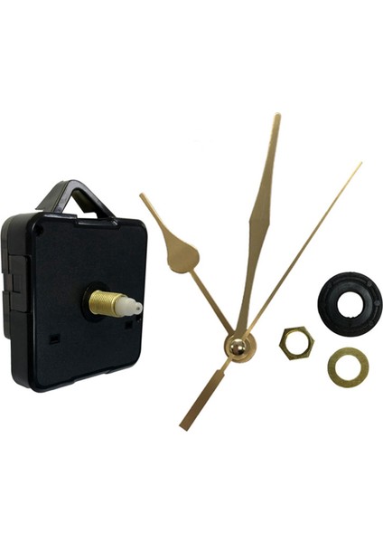 Kuvars Dıy Duvar Saati Hareket Mekanizması Seti 3 Altın Ibreli (Yurt Dışından) fırsatları