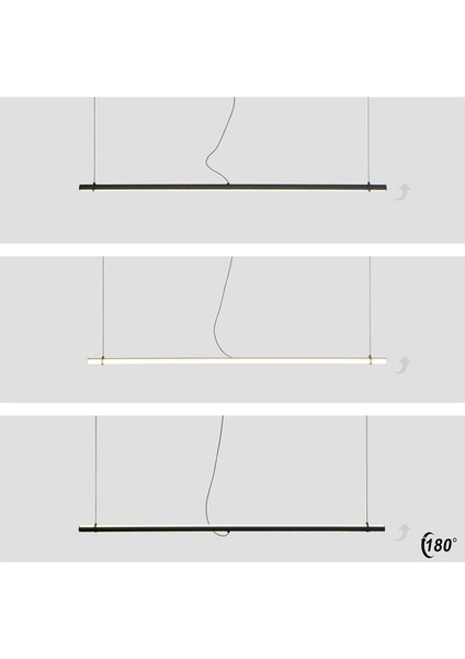 LED Sarkıt U Avize 120 cm