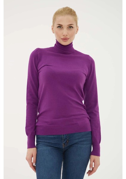 Regular Fit Balıkçı Yaka Kazak Bayan Kazak 23K0780K1 modelleri