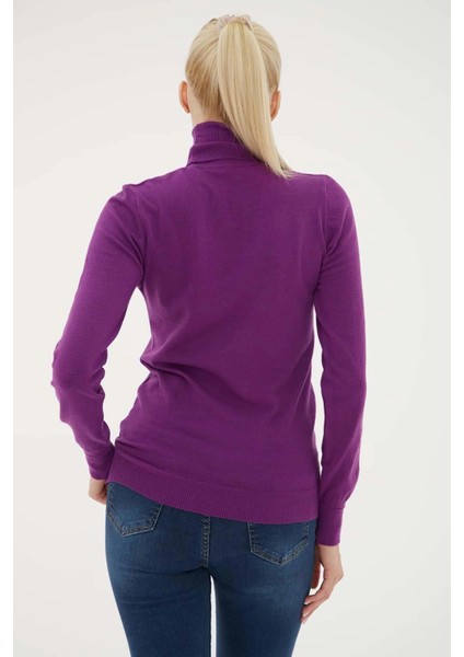 Regular Fit Balıkçı Yaka Kazak Bayan Kazak 23K0780K1 indirimleri