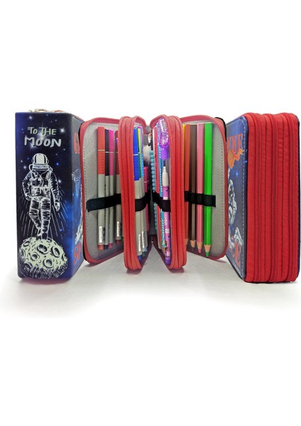 Kalem Kutusu Basketbolcu Astronot Space Desenli Organizer Kalem Kutusu indirimleri