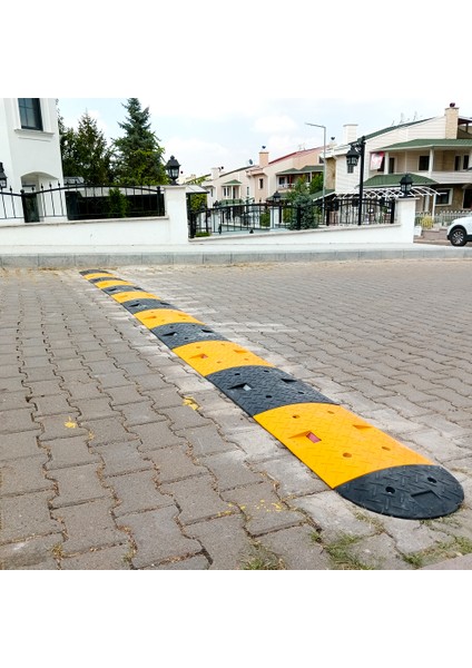 Kauçuk Yol Kasisi Destekli, Hız Kesici Set 2 Metre