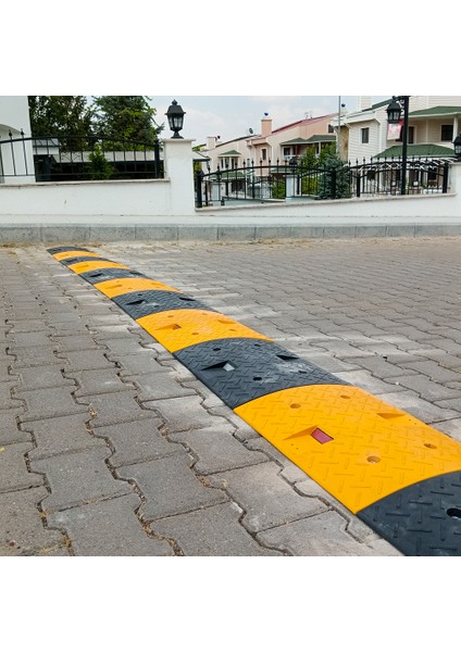 Kauçuk Yol Kasisi Destekli, Hız Kesici Set 2 Metre