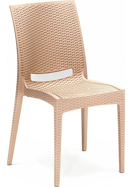 4 Adet Rattan Cappucino Sandalye / Balkon-Bahçe-Teras