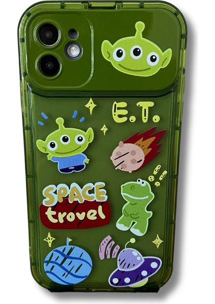 Apple iPhone 11 Space Trovel E.t. Figürlü Baskılı Telefon Kılıfı