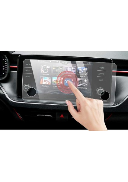 Skoda Fabia 8 Inç Mat Ekran Koruyucu Multimedya Bolero Şeffaf modelleri