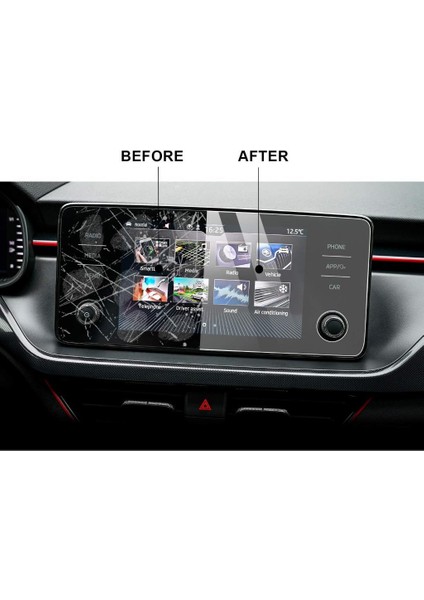 Skoda Fabia 8 Inç Mat Ekran Koruyucu Multimedya Bolero Şeffaf fırsatları