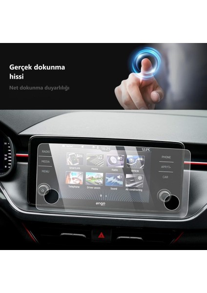 Skoda Fabia 8 Inç Mat Ekran Koruyucu Multimedya Bolero Şeffaf indirimleri