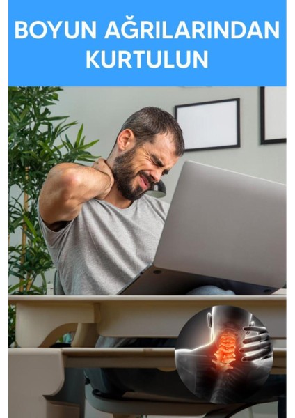 4 Tekerlekli Boyun Masaj Aleti Mavi modelleri