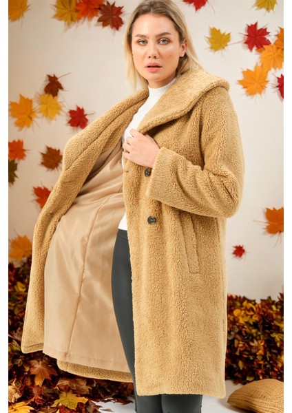 Z6776 Dewberry Bayan Kaban Düz Camel