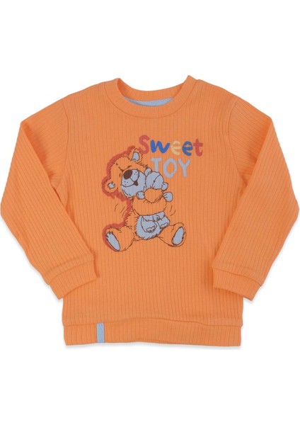 Unisex Bebek Sweet Toy Baskılı Ayıcık Desenli 2li Raporlu Takım fiyatları