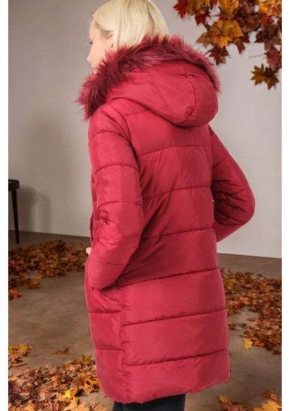 Z6745 Dewberry Bayan Kaban Düz Bordo fiyatları