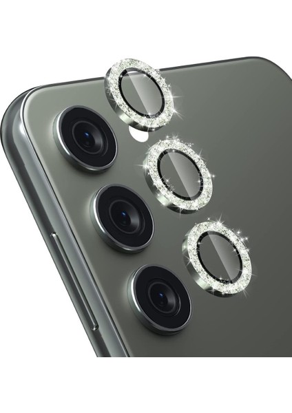 Samsung Galaxy A34 Uyumlu Taşlı Lens Kamera Koruyucu