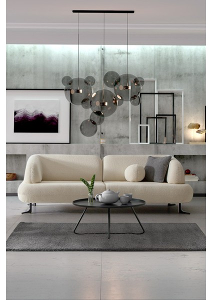 Rose Üçlü Salon&oturma Odası Kanepe - Krem