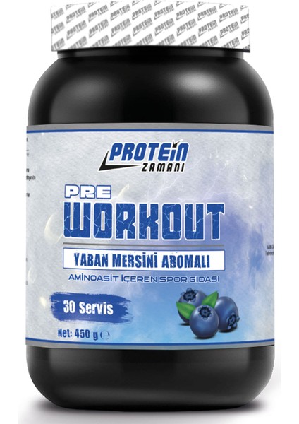 Preworkout 30 Servis Yaban Mersini Aromalı