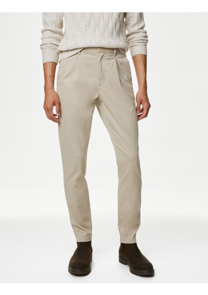 Marks & Spencer Tapered Fit Chino Pantolon