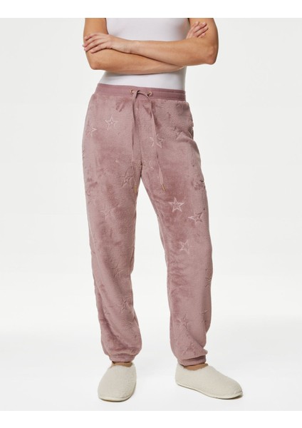 Marks & Spencer Yıldız Desenli Polar Jogger Pijama Altı