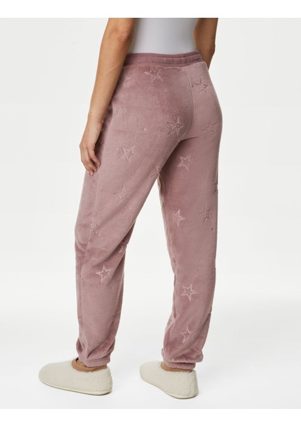 Marks & Spencer Yıldız Desenli Polar Jogger Pijama Altı