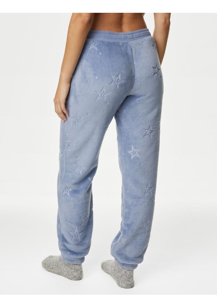 Marks & Spencer Yıldız Desenli Polar Jogger Pijama Altı