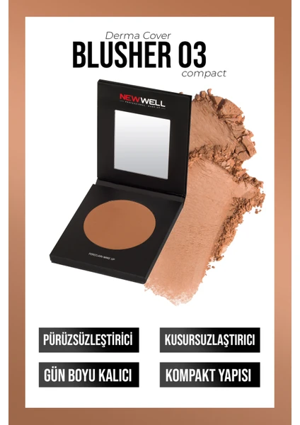 New Well Derma Cover Blusher 03 Allık