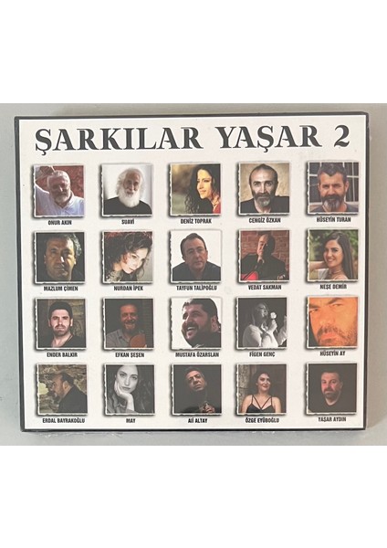 Şarkılar Yaşar 2 Çift CD (Jelatininde Sıfır Cd)