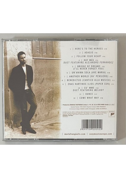 Mario Frangoulis Follow Your Heart CD (Orjinal Dönem 2004 Baskı) fiyatları