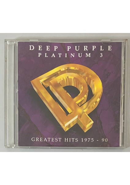 Deep Purple Platinum 3 Greatest Hits 1975-90 CD (Arka Kartonet Yoktur Orjinal Dönem Baskı)